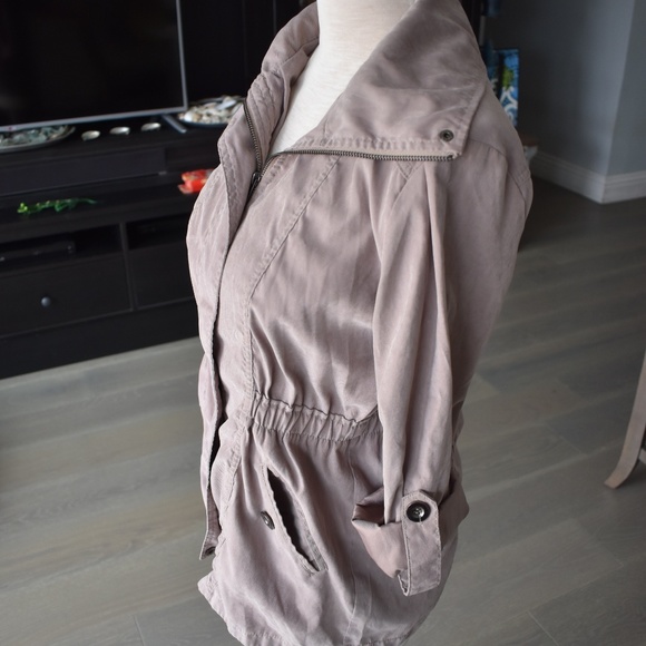 Veste Bomber Foreign Exchange Pour Homme - Gris, Taille L - Occasion Très Bon État